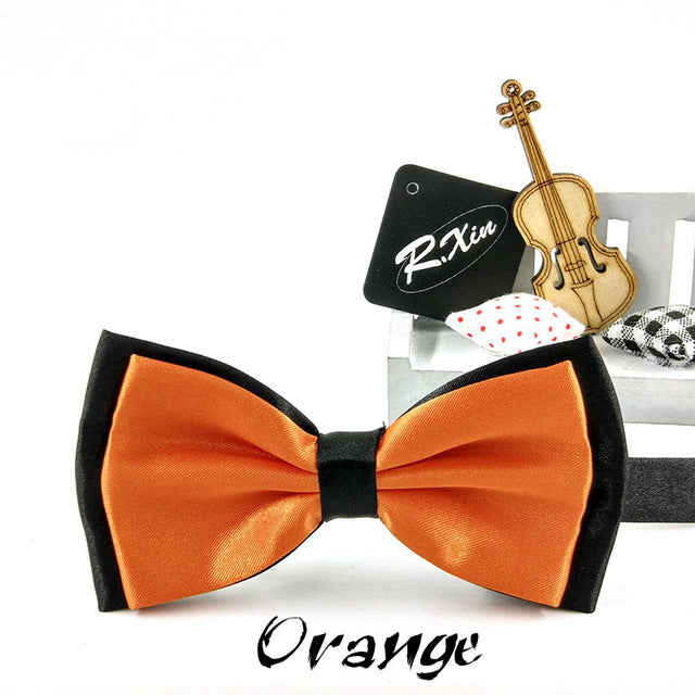 Two-Tone Silk Bowties
