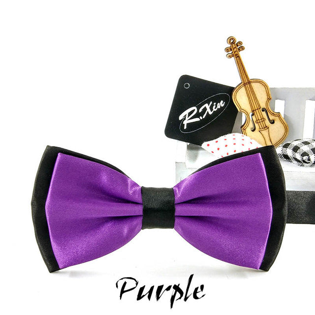 Two-Tone Silk Bowties
