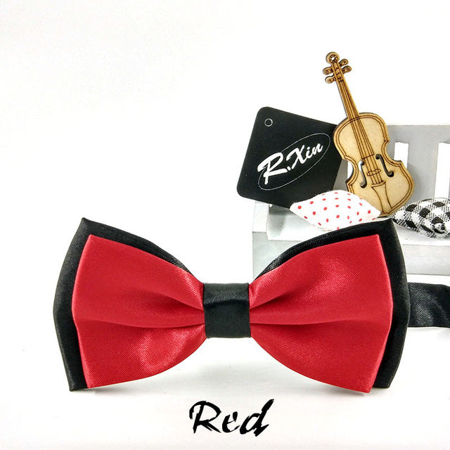 Two-Tone Silk Bowties