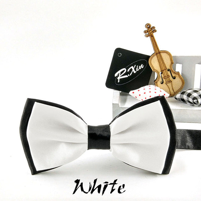 Two-Tone Silk Bowties
