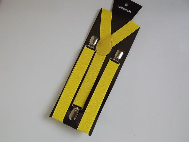 Adjustable Plain Braces Suspenders